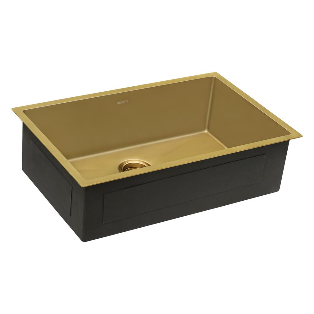 Ruvati 30-inch Undermount Kitchen Sink 16 Gauge Single Bowl. Picture 2