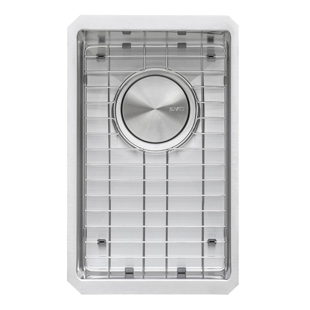 Ruvati 10 inch Undermount Bar Prep 16 Gauge Kitchen Sink Corners Single Bowl. Picture 1