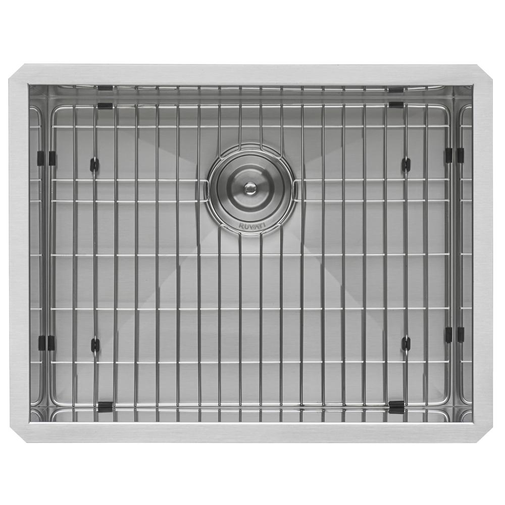 Ruvati 23-inch Undermount 16 Gauge Zero Radius Kitchen Sink Single Bowl. Picture 9