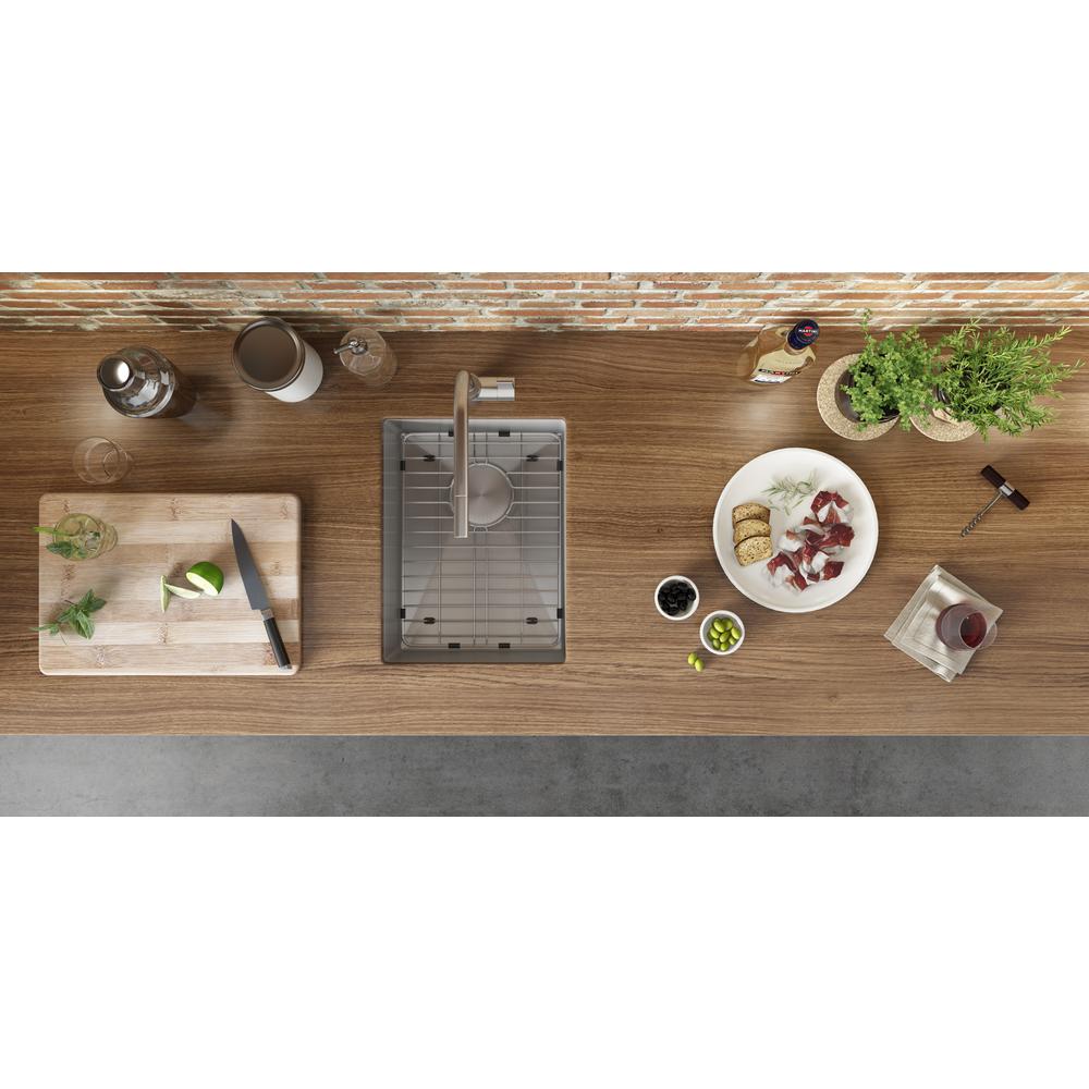 Ruvati 12 inch Undermount Bar Prep Kitchen Sink 16 Gauge Corners Single Bowl. Picture 8