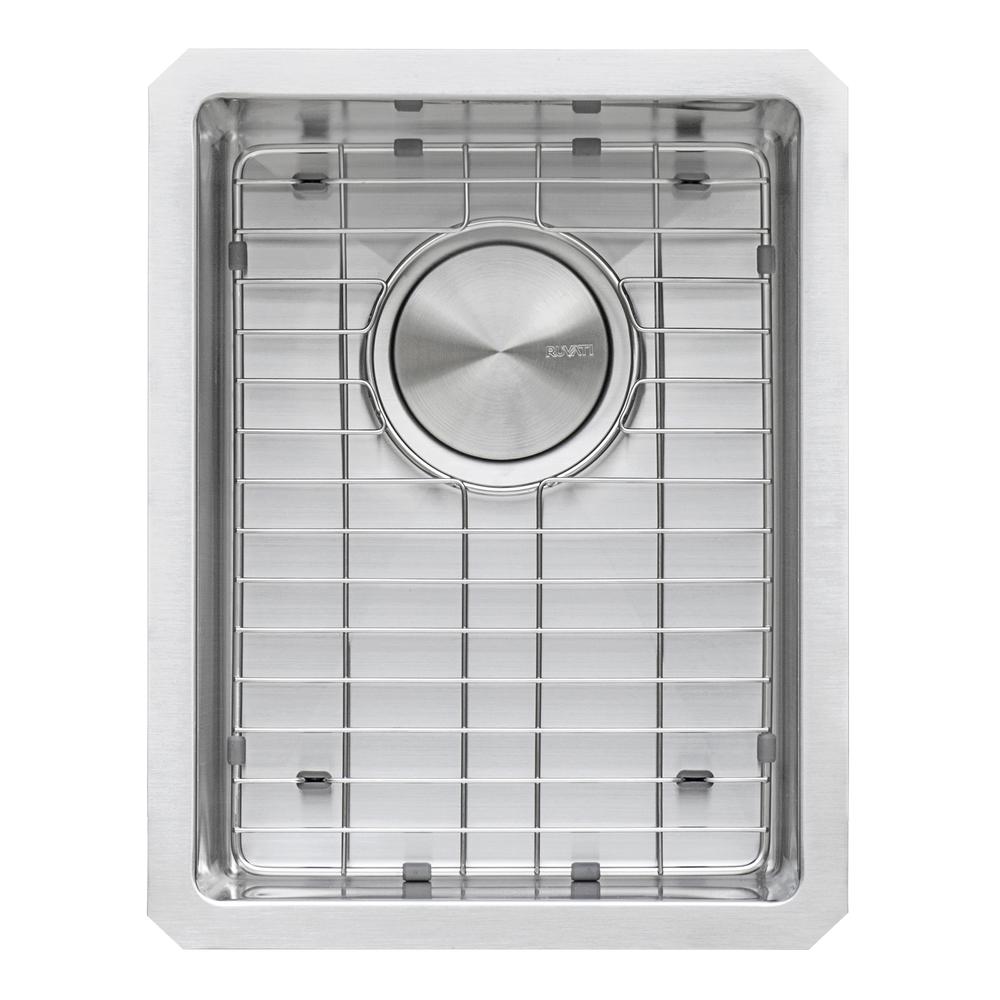 Ruvati 16 x 18 in Undermount Bar Prep Kitchen Sink 16 Gauge Corners Single Bowl. Picture 3