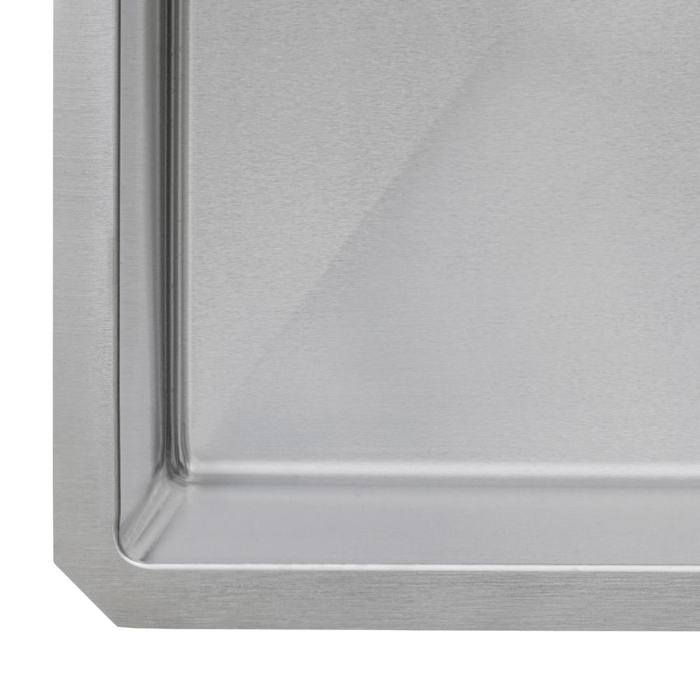 Ruvati 18 inch Undermount Bar Prep 16 Gauge Kitchen Sink Corners Single Bowl. Picture 3