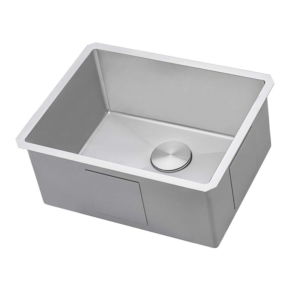 Ruvati 23-inch Undermount Kitchen Sink 16 Gauge Corners Single Bowl. Picture 3