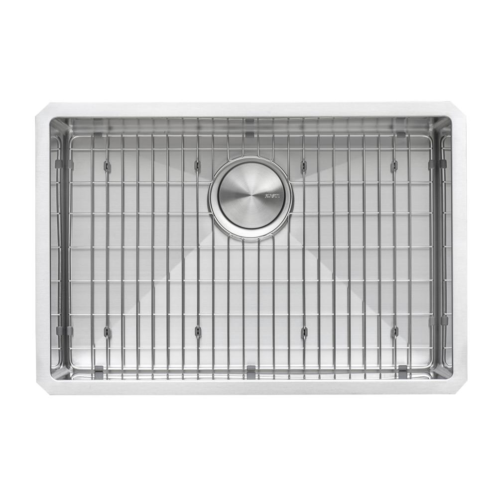 Ruvati 28-inch Undermount 16 Gauge Kitchen Sink Rounded Corners Single Bowl. Picture 5
