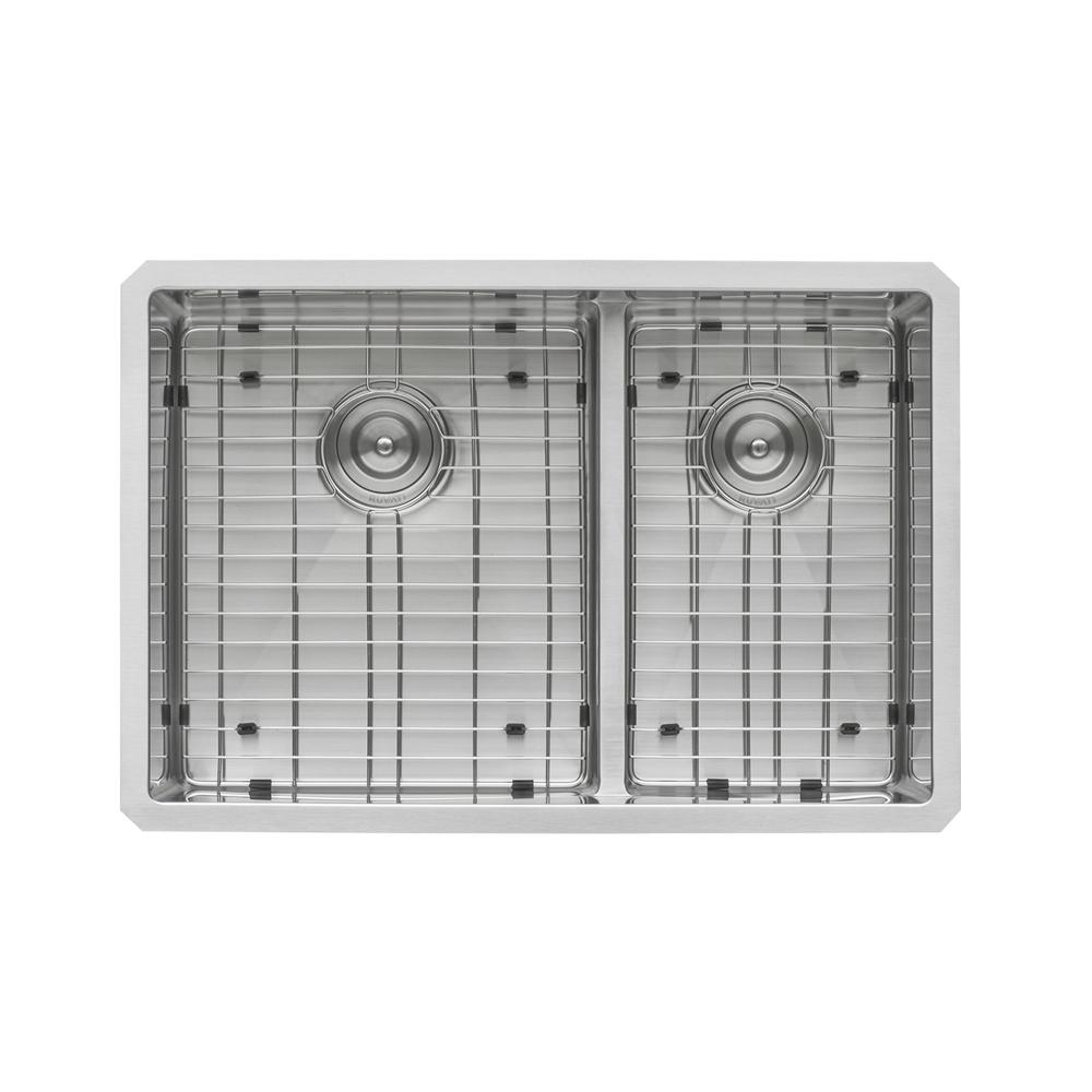 Ruvati 28-inch Low-Divide Undermount 16 Gauge Kitchen Sink. Picture 3