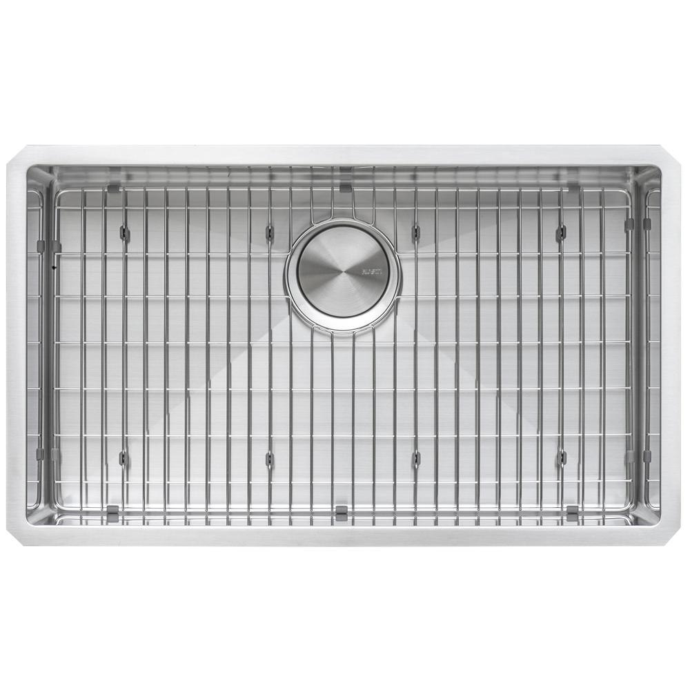 Ruvati 32-inch Undermount 16 Gauge Rounded Corners Kitchen Sink Single Bowl. Picture 3