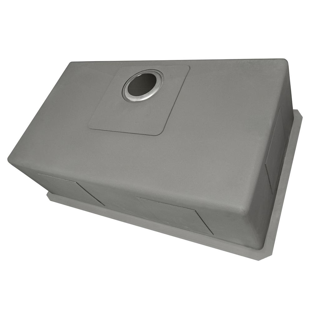 Ruvati 32-inch Undermount 16 Gauge Rounded Corners Kitchen Sink Single Bowl. Picture 10