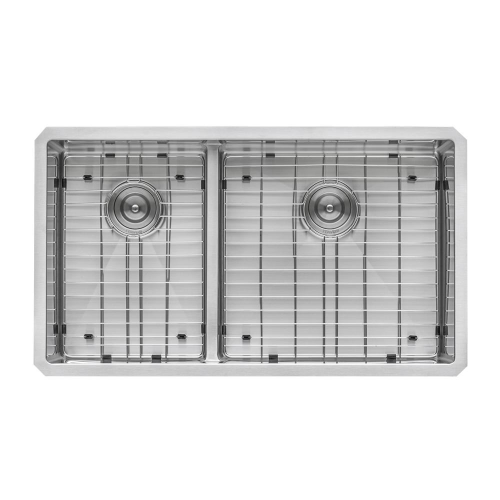 Ruvati 33-inch Low-Divide Undermount Kitchen Sink. Picture 6