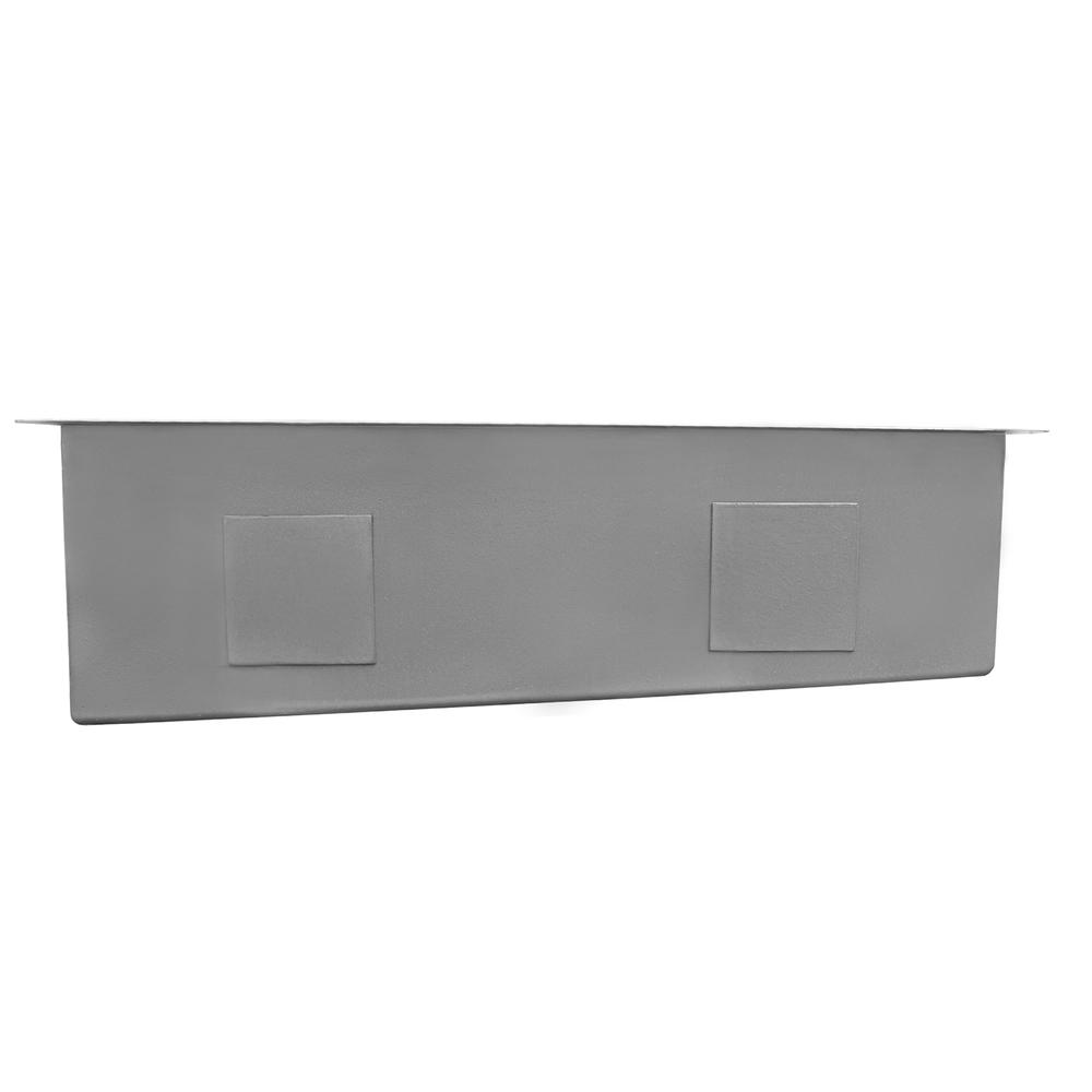 Ruvati 30-inch Slope Bottom Offset Drain Undermount Kitchen Sink Single Bowl. Picture 3