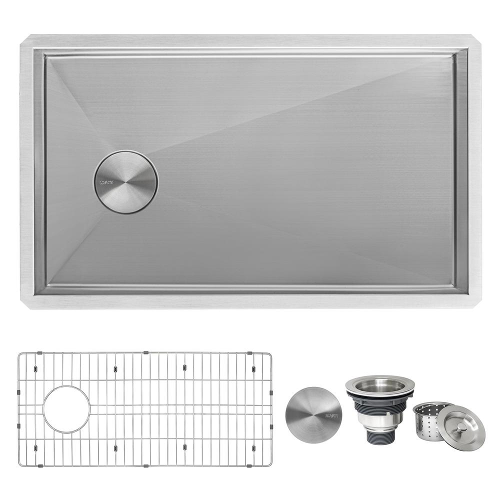 Ruvati 36-inch Kitchen Sink Undermount 16 Gauge. Picture 5