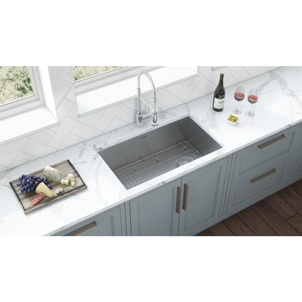 Ruvati 36-inch Kitchen Sink Undermount 16 Gauge. Picture 11