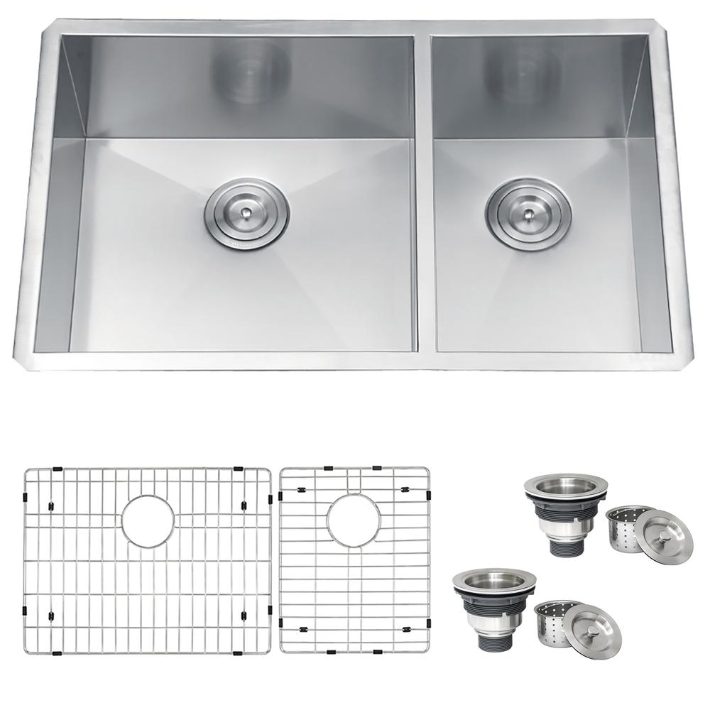 Ruvati 32-inch 16 Gauge Kitchen Sink. Picture 2