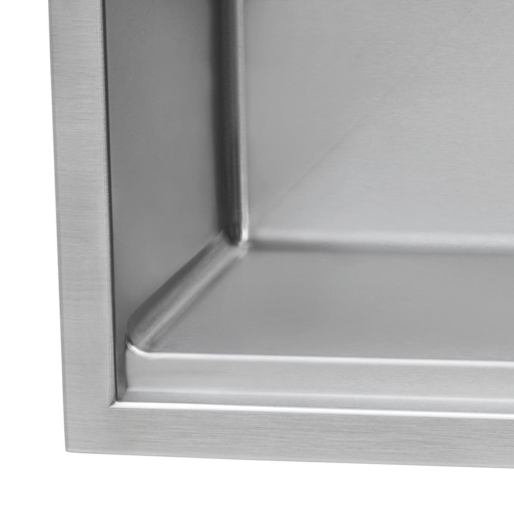 Ruvati 33 x 22 inch Workstation Bowl Topmount 16 Gauge Ledge Kitchen Sink. Picture 3