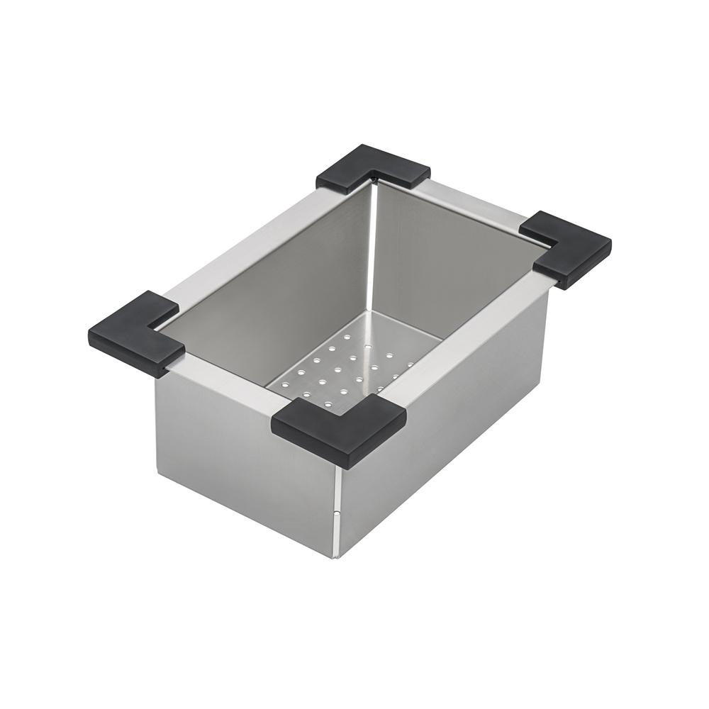 Ruvati 15 x 15 inch Workstation Drop-in Topmount Bar Prep RV Sink 16 Gauge. Picture 2