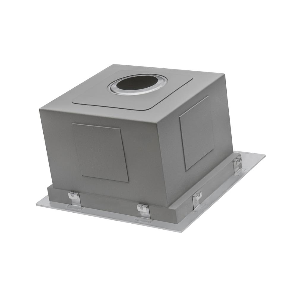 Ruvati 15 x 15 inch Workstation Drop-in Topmount Bar Prep RV Sink 16 Gauge. Picture 17