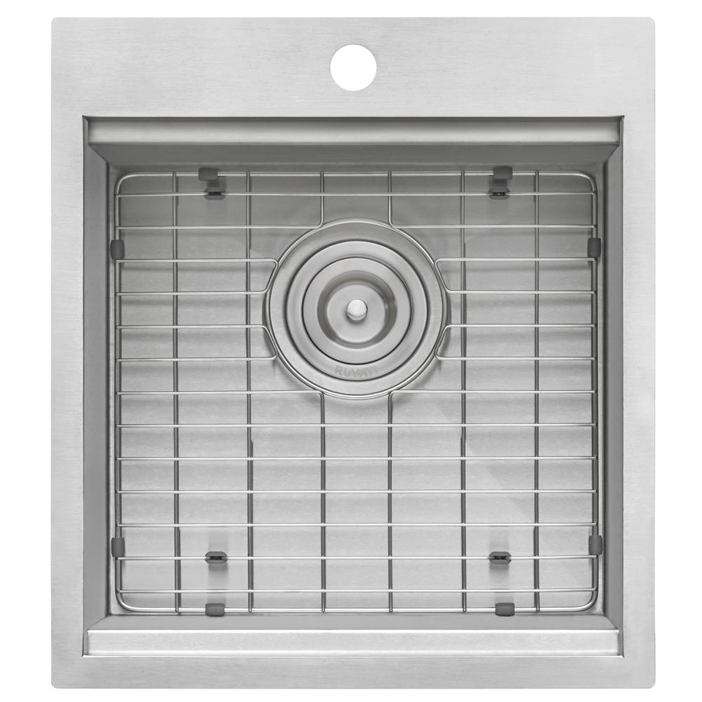 Ruvati 18 x 20 inch RV Camper Van Workstation Tiny Home Sink. Picture 4