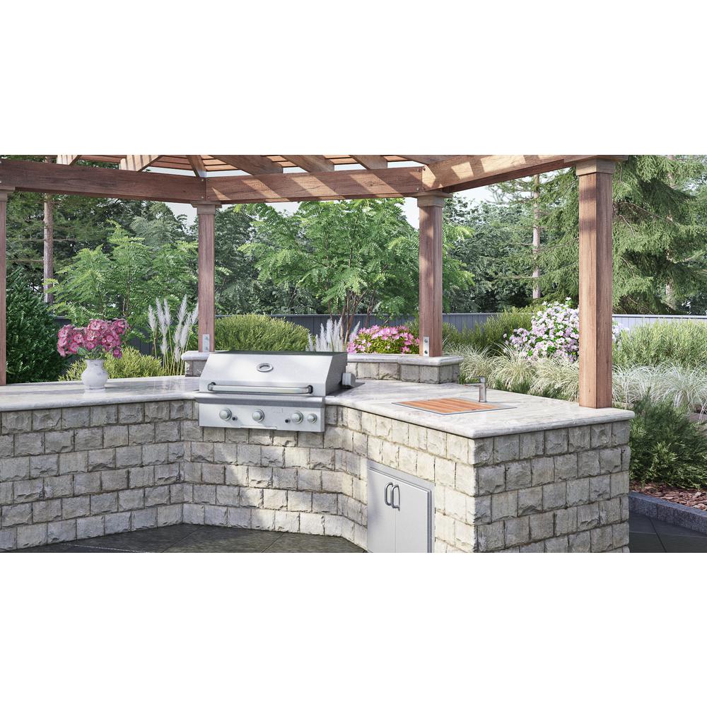 Ruvati 18 x 20 inch RV Camper Van Workstation Tiny Home Sink. Picture 11