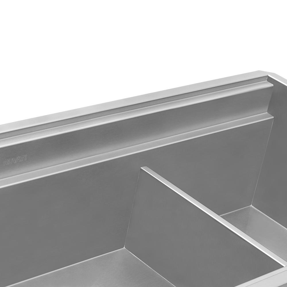 Ruvati 33-in Workstation Dual Tier 16 Gauge Kitchen Sink. Picture 8