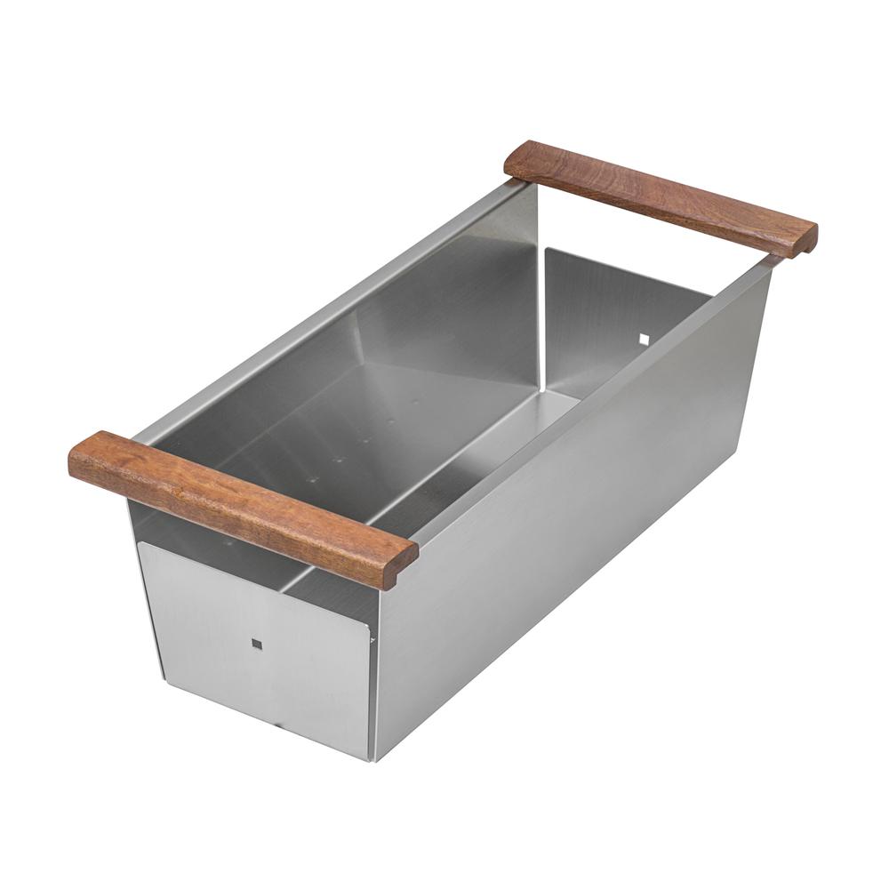 Ruvati 33in Workstation Ledge 50/50 Double Bowl Undermount 16 Gauge Kitchen Sink. Picture 6