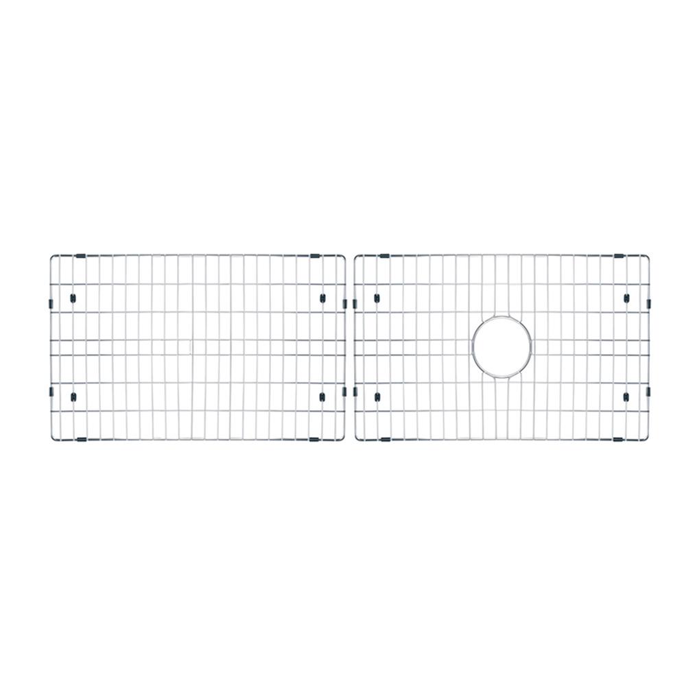 Ruvati 57-inch Workstation Two-Tiered Ledge Kitchen Sink Undermount 16 Gauge. Picture 13