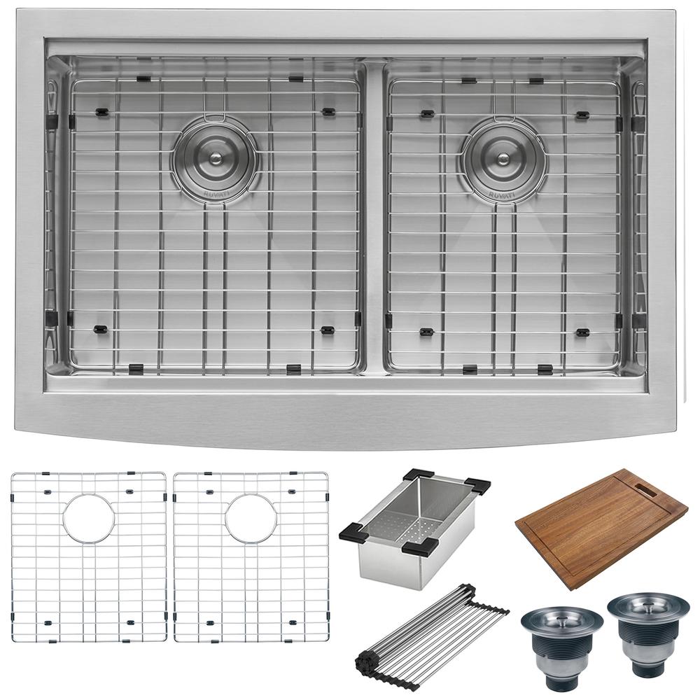 Ruvati 33" Kitchen Sink 16 Gauge. Picture 6