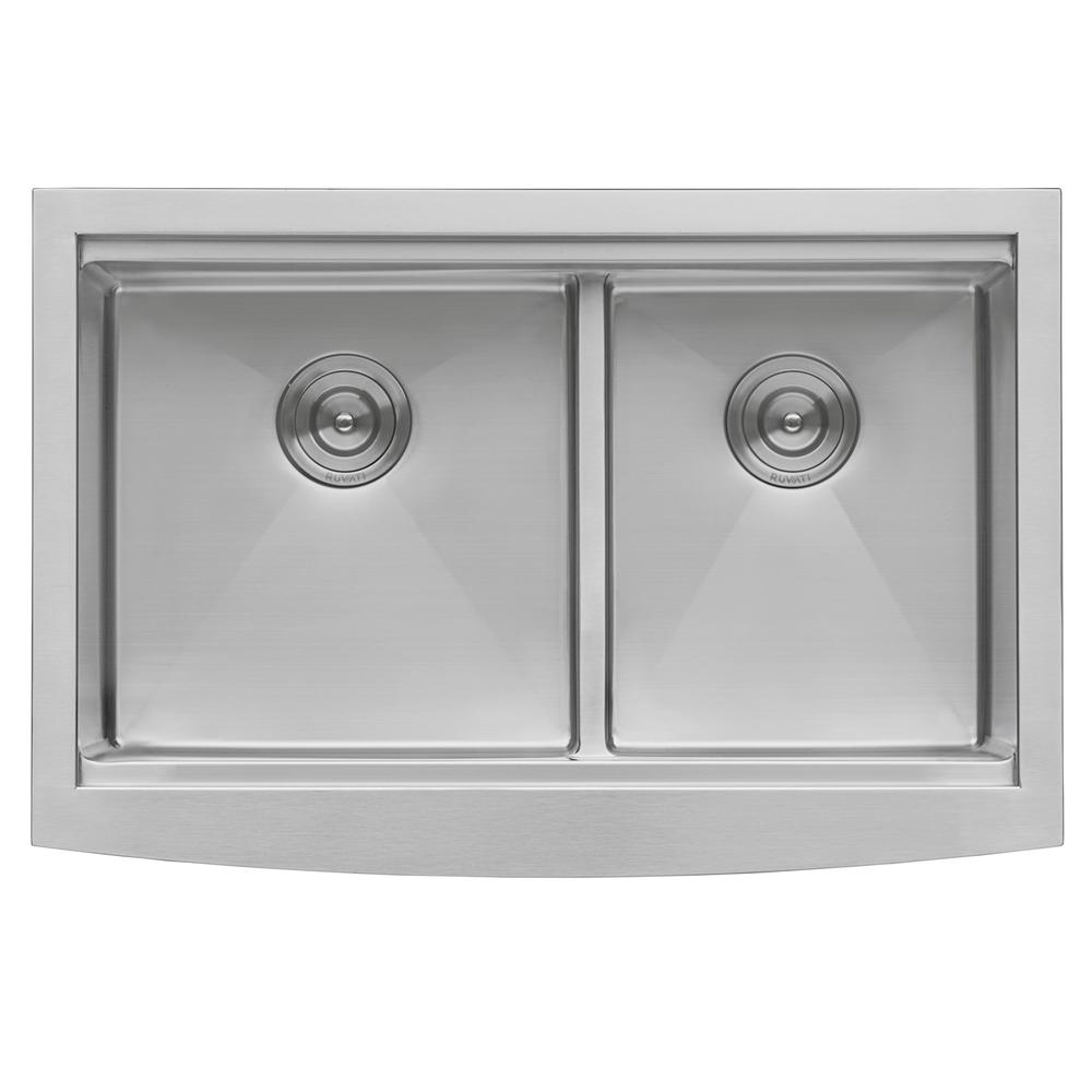 Ruvati 33" Kitchen Sink 16 Gauge. Picture 4