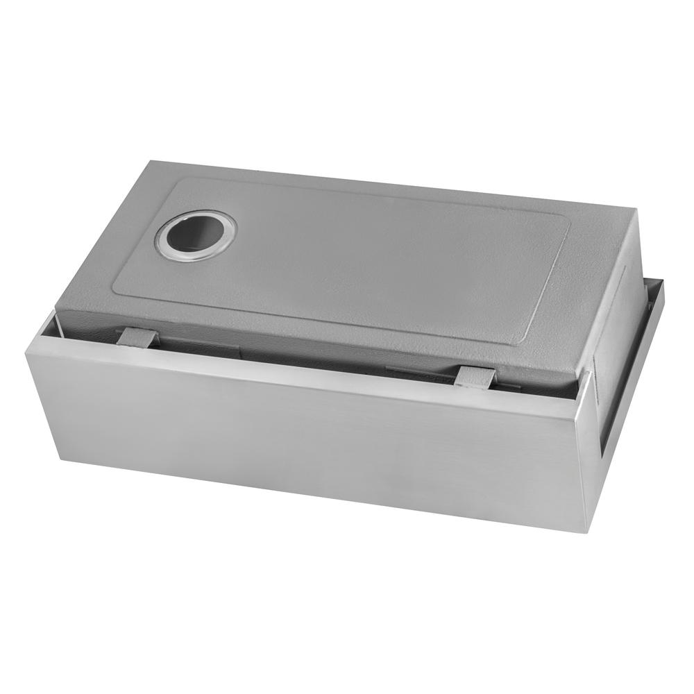 Ruvati 33-inch Workstation Two-Tiered Ledge Kitchen Sink Apron-Front 16 Gauge. Picture 3