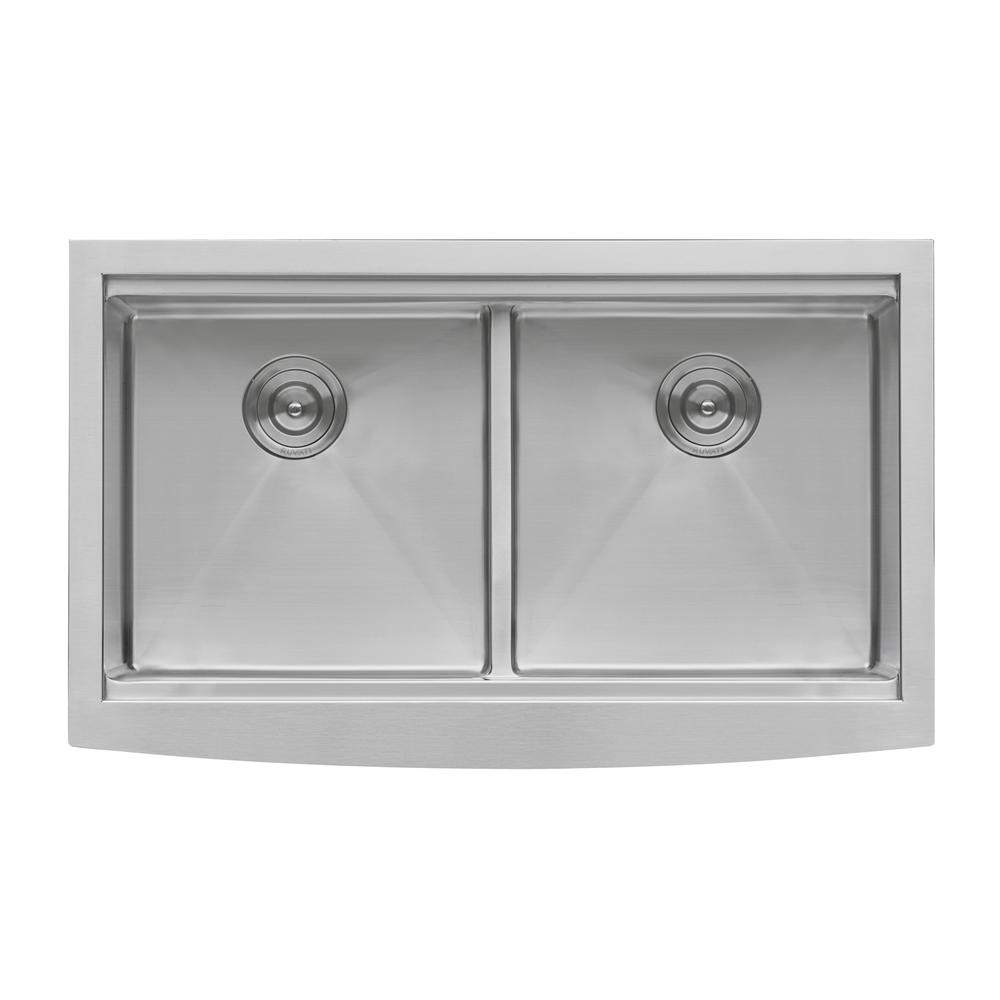 Ruvati 36" Kitchen Sink 16 Gauge. Picture 4