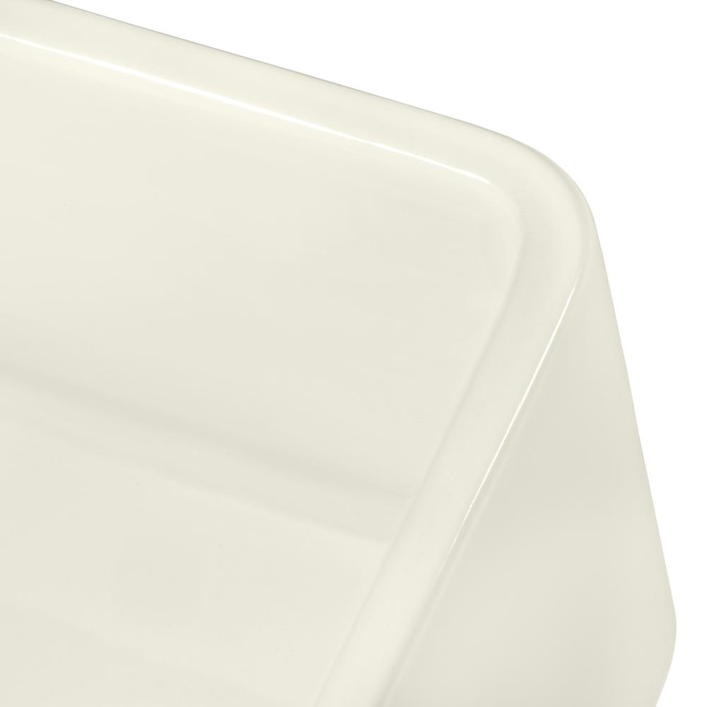 Ruvati 33 x 20 inch Fireclay Reversible Apron-Front Kitchen Sink Single Bowl. Picture 5