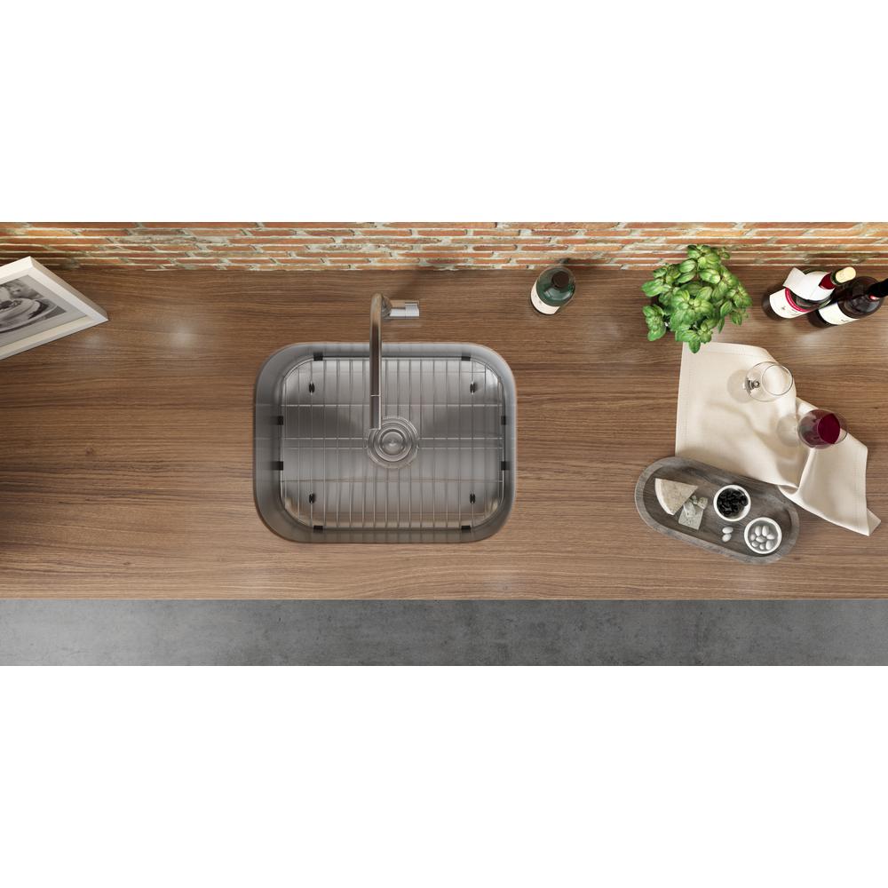 Ruvati 21-inch Undermount 16 Gauge Stainless Steel Kitchen Sink Single Bowl. Picture 7