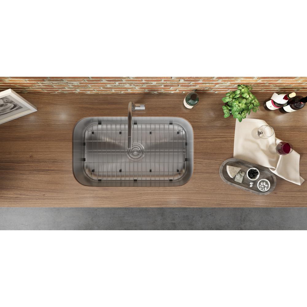 Ruvati 32-inch Undermount 16 Gauge Stainless Steel Kitchen Sink Single Bowl. Picture 6