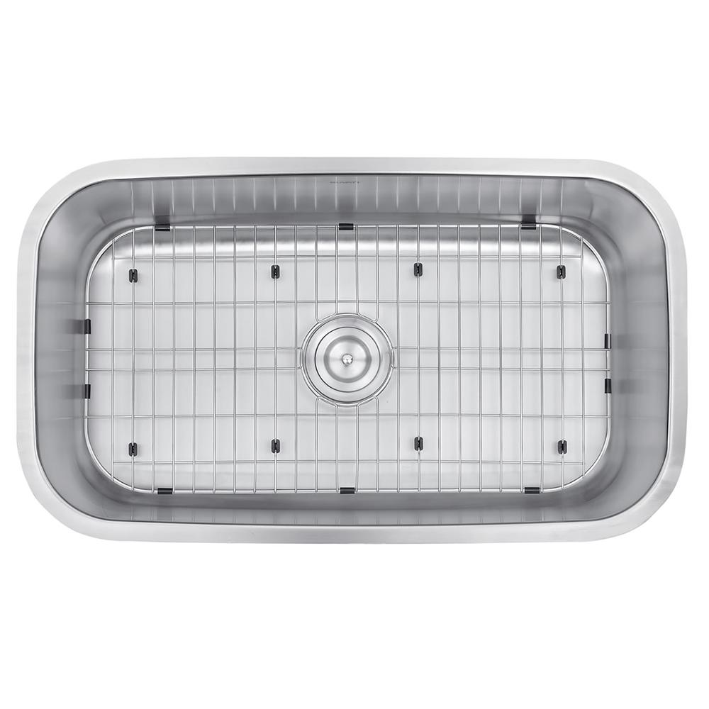 Ruvati 32-inch Undermount 16 Gauge Stainless Steel Kitchen Sink Single Bowl. Picture 8