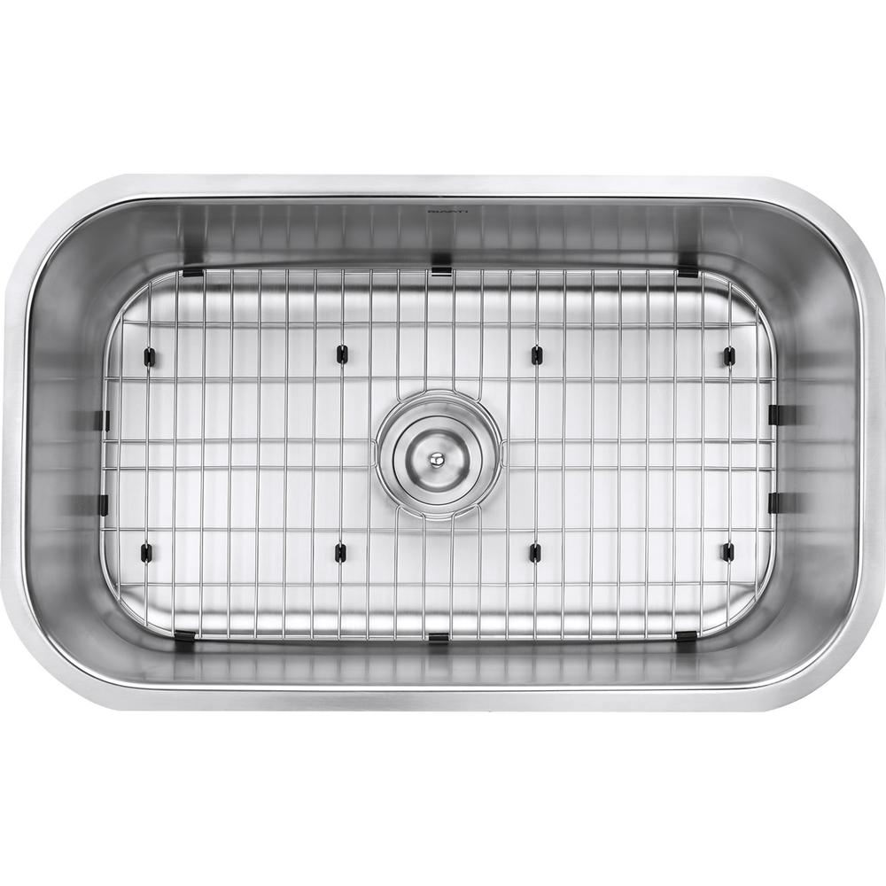 Ruvati 30-inch Undermount 16 Gauge Stainless Steel Kitchen Sink Single Bowl. Picture 8