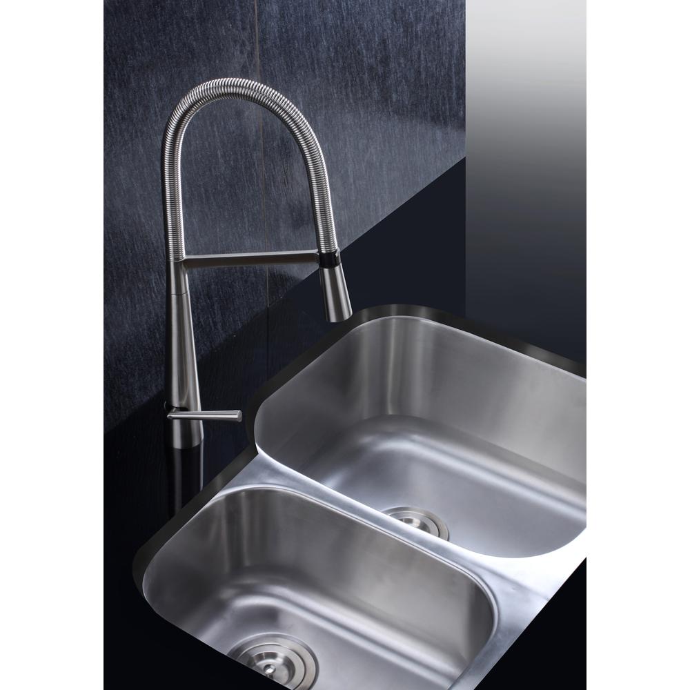 Ruvati 29-inch Undermount 40/60 Double Bowl 16 Gauge Kitchen Sink. Picture 13