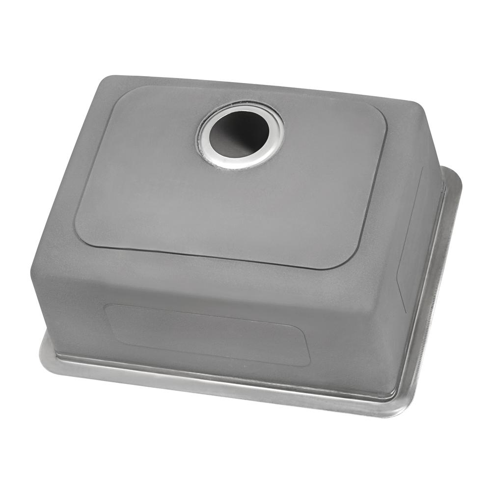 Ruvati 20-inch Undermount Bar Prep Kitchen Sink 16 Gauge Single Bowl. Picture 7