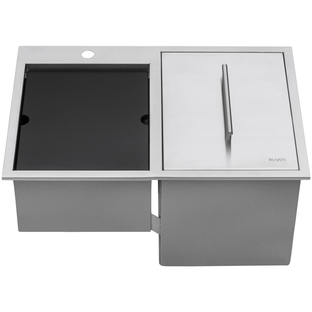 Ruvati Insulated Ice Chest and Outdoor Sink 29 x 20 inch BBQ Workstation T-316. Picture 1