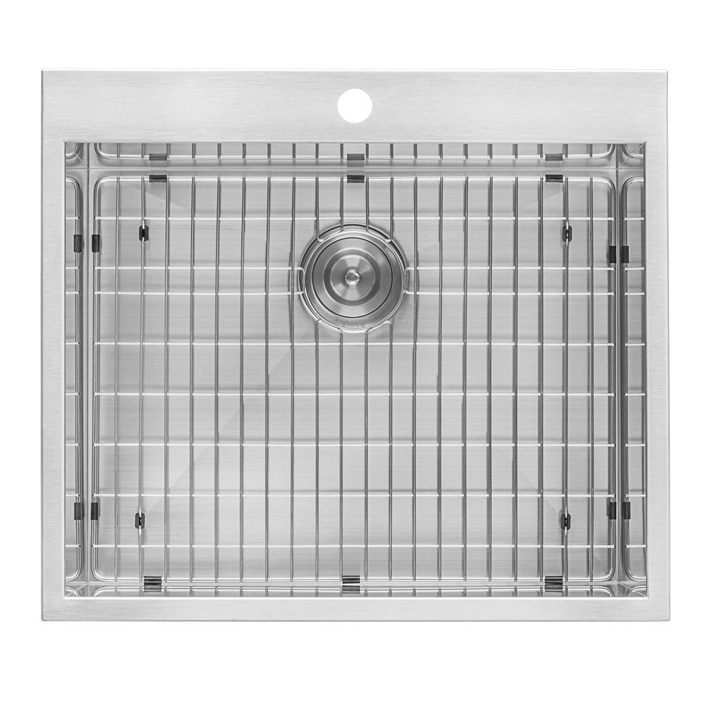 Ruvati Topmount Laundry Utility Sink 25" x 22" x 12" Deep 16 Gauge. Picture 3