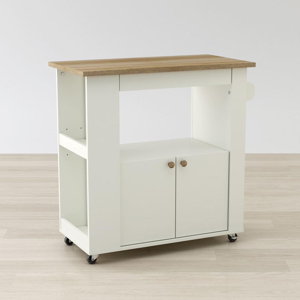 Aston 33.5" Kitchen Cart. Picture 3