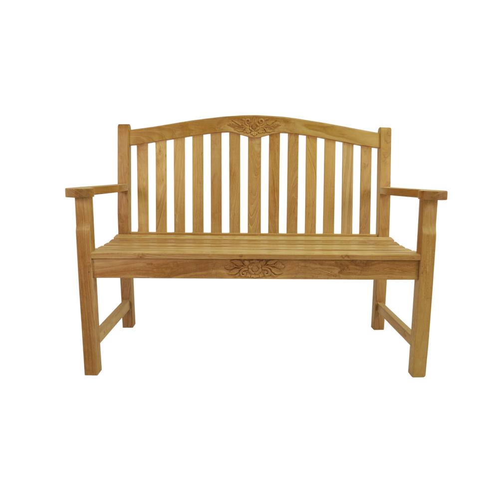 50" Round Rose Bench. Picture 1