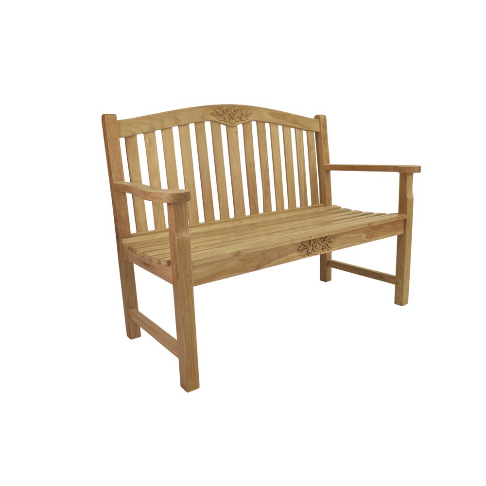 50" Round Rose Bench. Picture 4