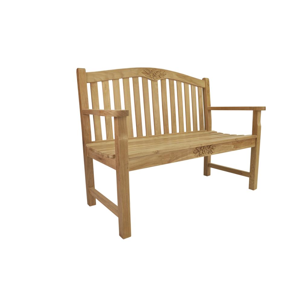 50" Round Rose Bench. Picture 5