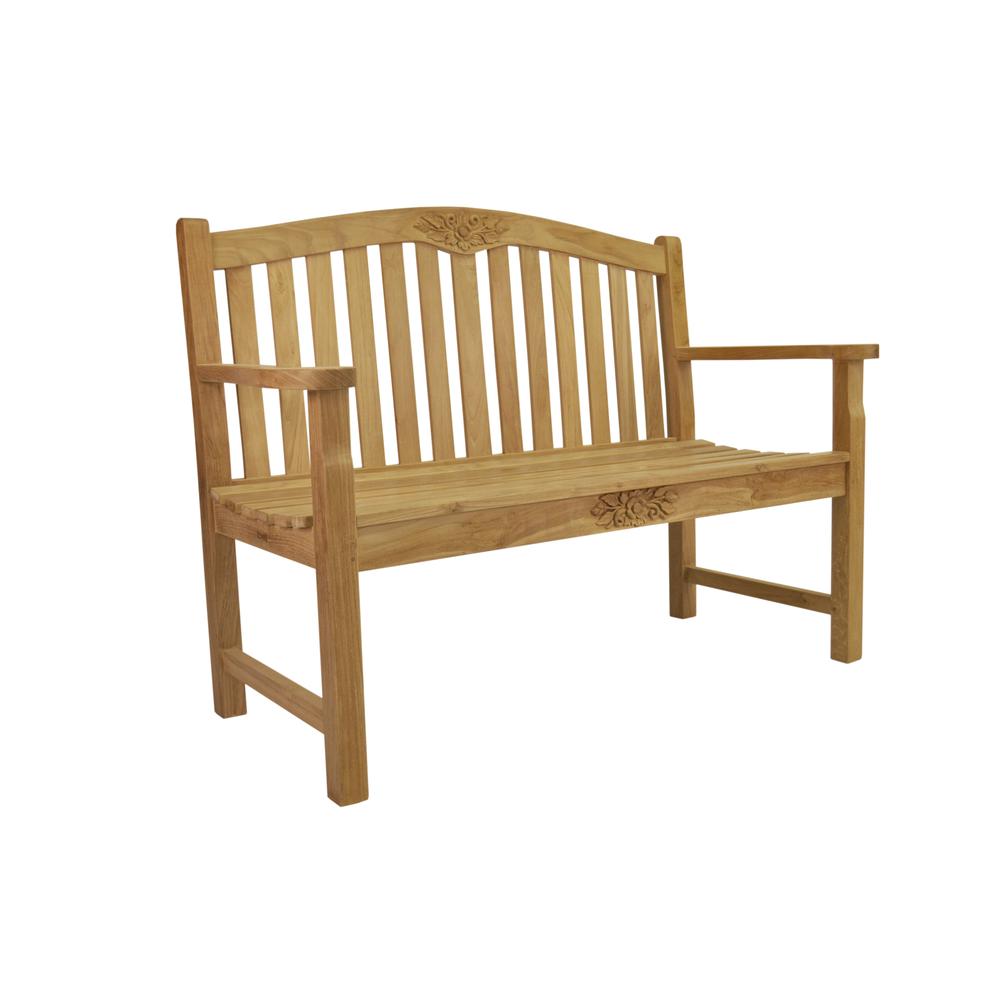 50" Round Rose Bench. Picture 6
