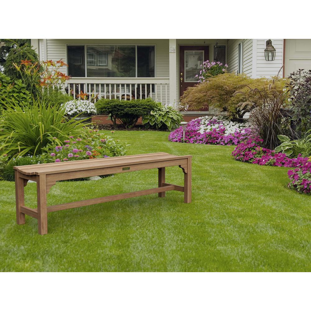 Hampton 3-Seater Backless Bench. Picture 3