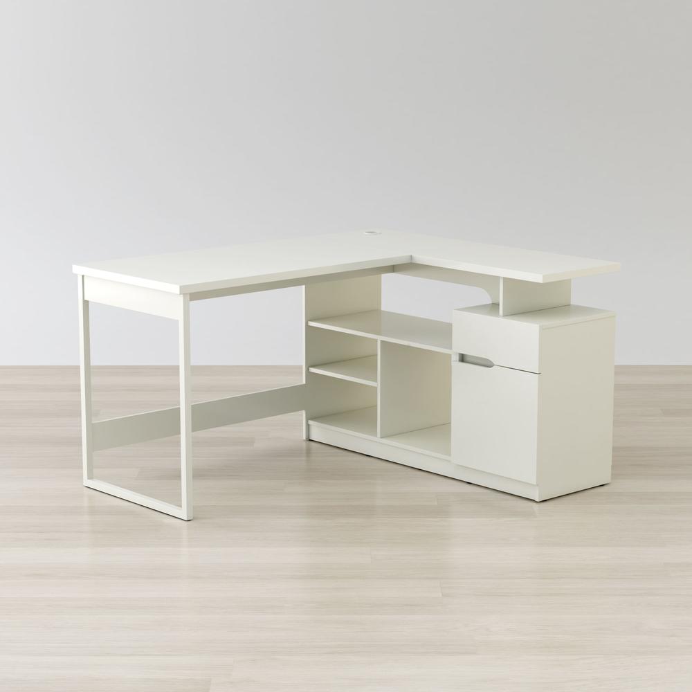 Lexi 55" L-Shaped Corner Desk. Picture 1