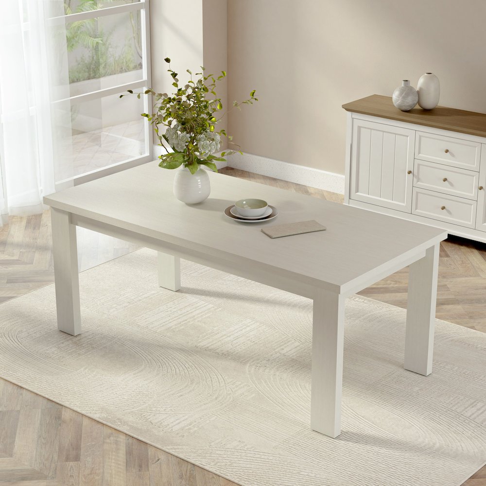 Brentford Dining Table - White. Picture 5