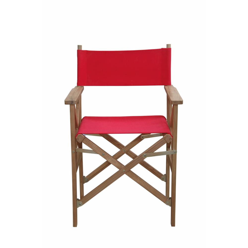 Director Folding Armchair w/ Canvas, Set of 2. Picture 3
