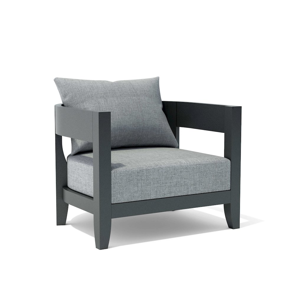 Coronado Deep Seating Aluminum Armchair. Picture 2