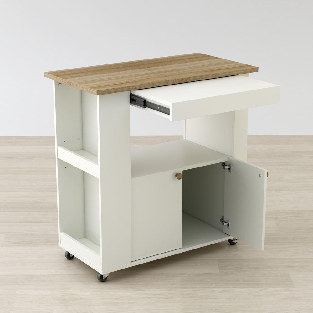 Aston 33.5" Kitchen Cart. Picture 1