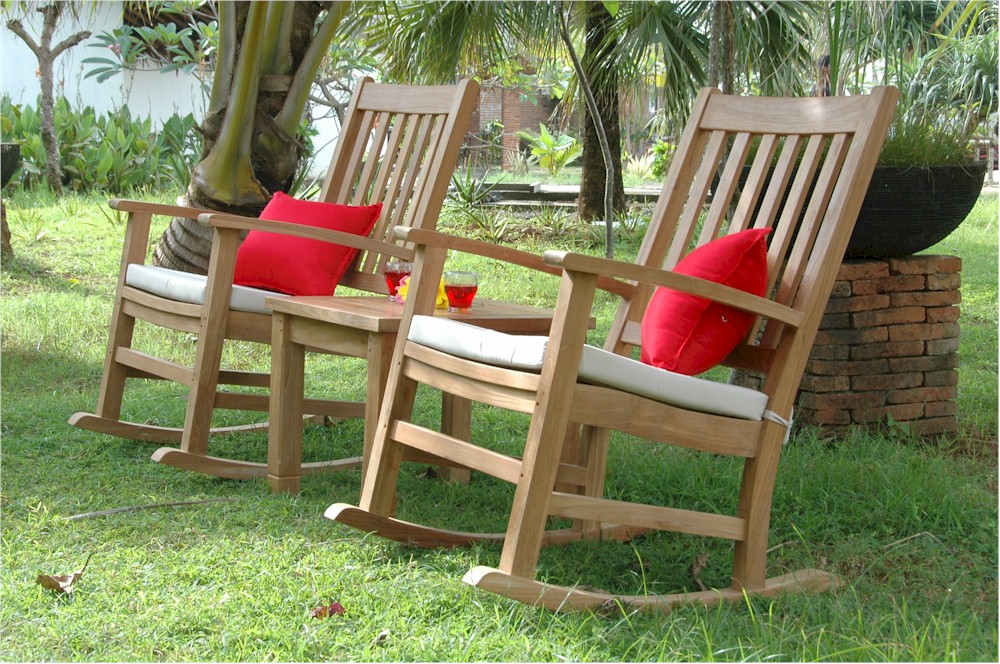 Palm Beach Rocking Armchair 3 Piece Set. Picture 3