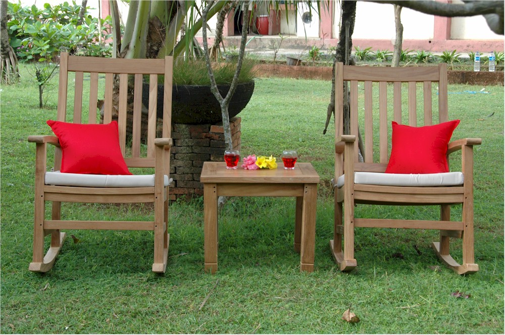 Palm Beach Rocking Armchair 3 Piece Set. Picture 4